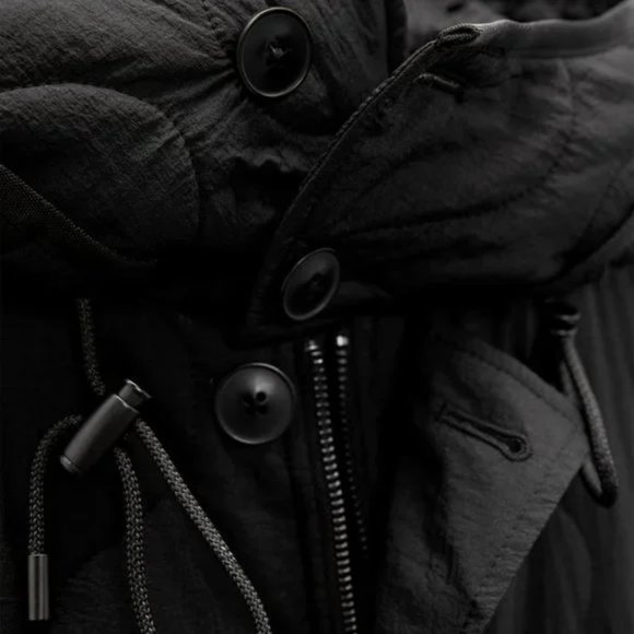 ZARA QUILTED MINIMAL PARKA LIMITED EDITION - Picture 7 of 12